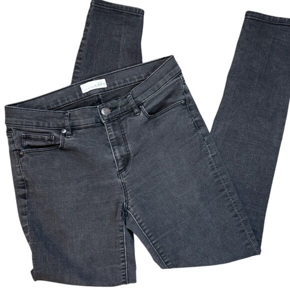 LOFT Mid-Rise Modern Skinny Jeans in Faded Black Wash Size 28/6 - Picture 5 of 5